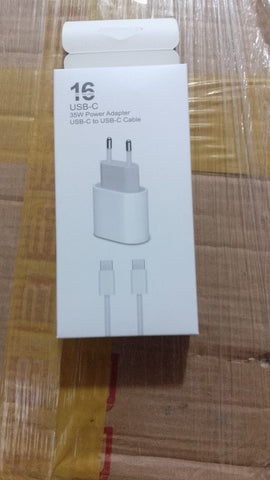 35 WATT Power Adapter USB -C to USB-C Cable